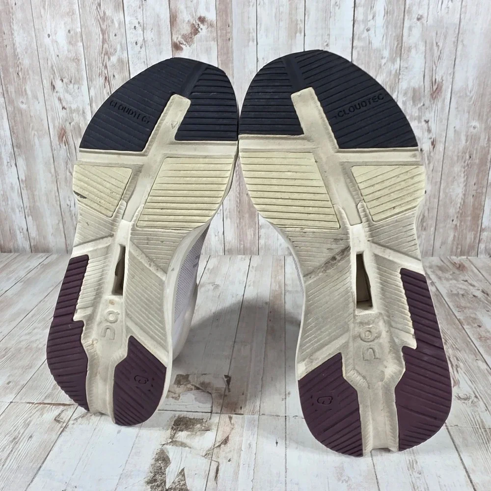 On Cloudmonster Womens Running Shoes Undyed White Creek 3WE30413292 Size 9 USW9